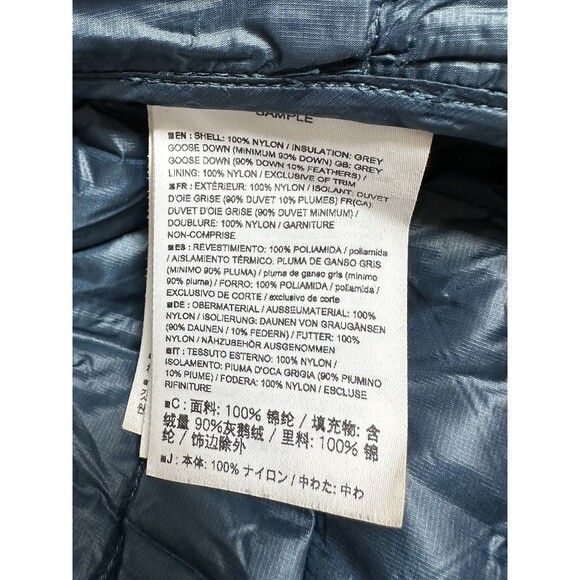 Arc'teryx Nexis Down Puffer Bomber Jacket Full Zip Women's Small Blue Winter - Picture 11 of 12